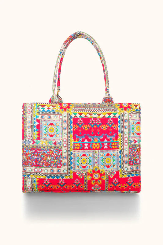 Culture Canvas Tote Patterned Print