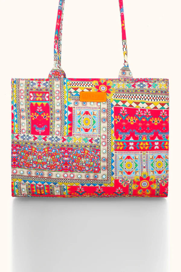 Culture Canvas Tote Patterned Print